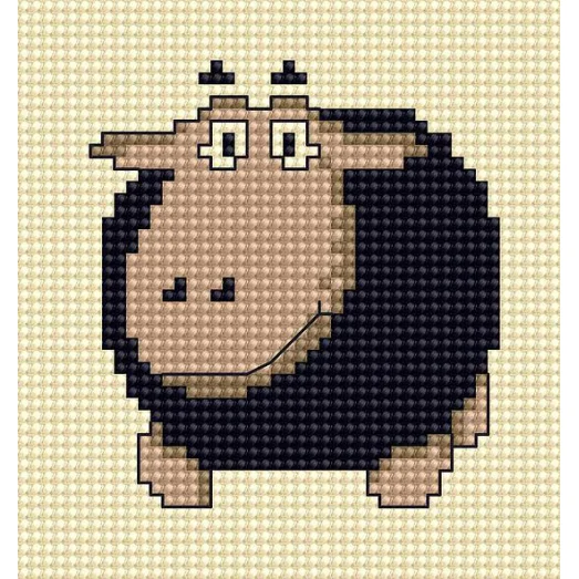 B038 Моя первая вышивка. Набор для вышивки нитками. Luca-s