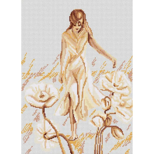 B269 Впечатление. Набор для вышивки нитками. Luca-s