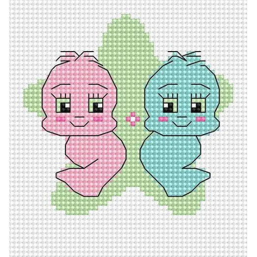 B052 Моя первая вышивка. Набор для вышивки нитками. Luca-s