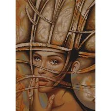 B2201 Абстракция. Набор для вышивки нитками. Luca-s 