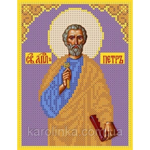 КБИ-5069 Св. Апостол Петр. Схема для вышивки бисером ТМ Каролинка
