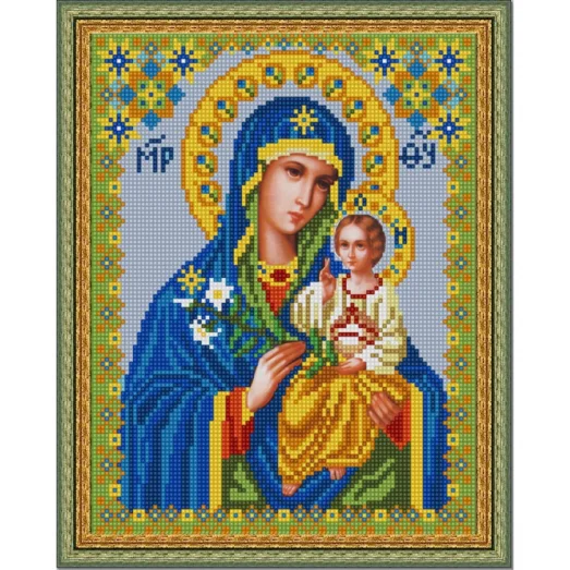 НИК-9216 БМ Неувядаемый цвет. Схема для вышивки бисером ТМ Конек