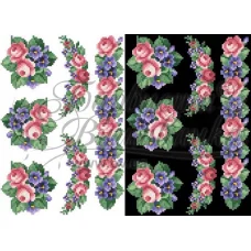 ФЛ-023 Водорастворимый флизелин. Барвиста Вишиванка