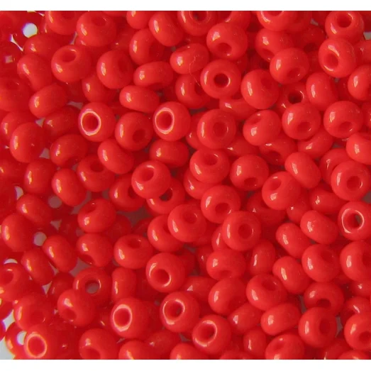 93170 / №204 Непрозрачный, красный, натуральный