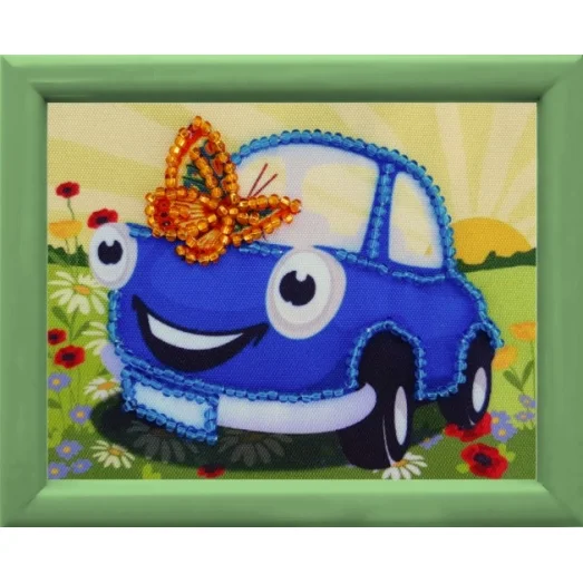 СМ036 Машинка. Схема для вышивки бисером. ТМ Батерфляй