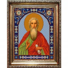 НИК-9330 Святой Апостол Андрей Первозванный. Схема для вышивки бисером ТМ Конек