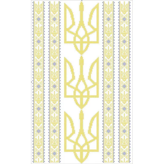 ФВЛ-131 Герб. Схема на водорастворимом флизелине. ТМ Княгиня Ольга