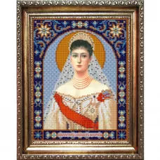 НИК-9334 Императрица Александра Федоровна. Схема для вышивки бисером ТМ Конек