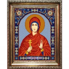 НИК-9335 Св. Мчнца Алла. Схема для вышивки бисером ТМ Конек