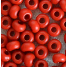 93870м Бисер красный, матовый. Preciosa