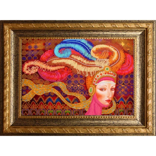 НИК-9487 Гертруда. Схема для вышивки бисером ТМ Конек