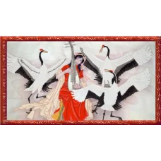 НИК-9490 Цурукамэ. Схема для вышивки бисером ТМ Конек