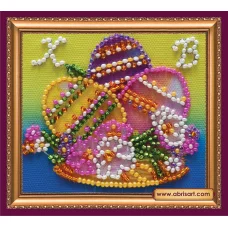 АМА-073 Пасхальный натюрморт. Набор для вышивки бисером Абрис Арт