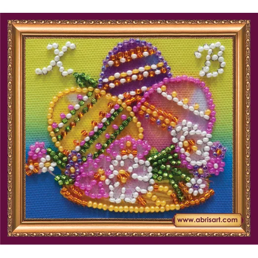 АМА-073 Пасхальный натюрморт. Набор для вышивки бисером Абрис Арт