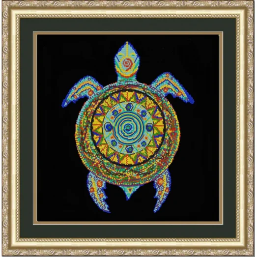 НИК-9525 Черепашка. Схема для вышивки бисером ТМ Конек