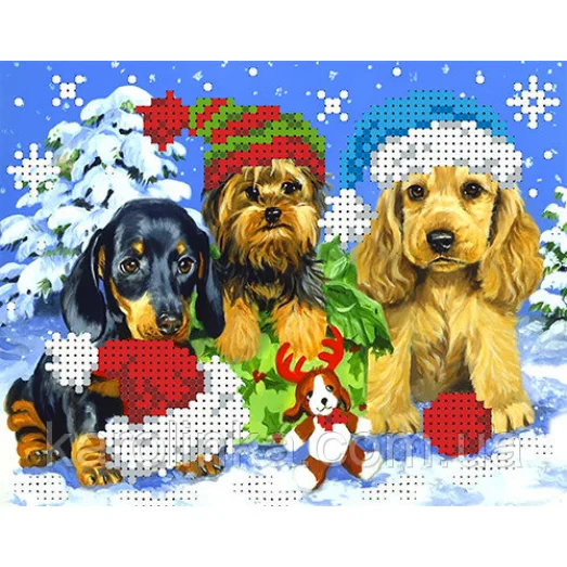 КБЖ-5032 Веселый Новый Год. Схема для вышивки бисером ТМ Каролинка