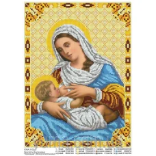 ЮМА-3102 Пресвятая Богородица Кормящая (Млекопитательница). Схема для вышивки бисером