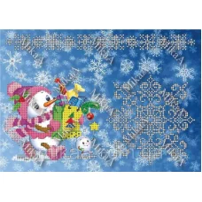 МИКА-ПМ-11 Снежка. Схема-заготовка подарочного мешочка