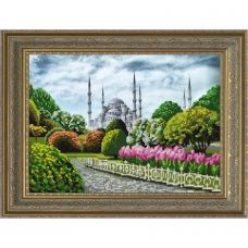 НИК-9672 Голубая мечеть. Стамбул. Схема для вышивки бисером ТМ Конек