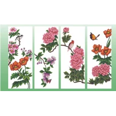 НИК-9674 Настроение. Полиптих. Схема для вышивки бисером ТМ Конек