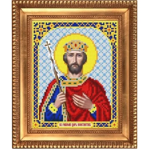 И-5114 Святой Великий Царь Константин. Схема для вышивки бисером Благовест