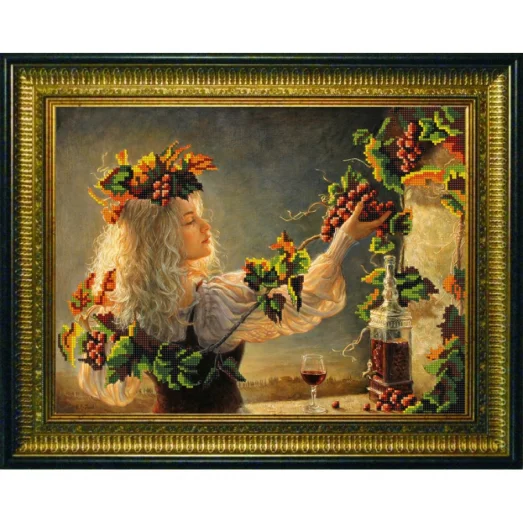 НИК-9702 Солнце в бокале. Схема для вышивки бисером ТМ Конек