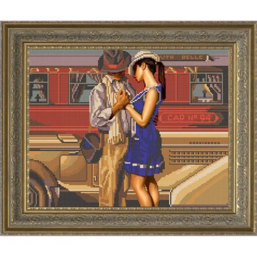 НИК-9716 Ретро. Схема для вышивки бисером ТМ Конек