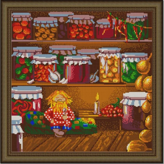 НИК-9731 Домовенок. Схема для вышивки бисером ТМ Конек