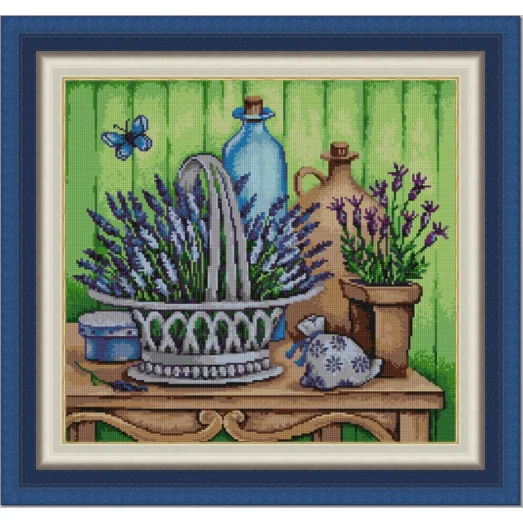 НИК-9755 Лаванда. Схема для вышивки бисером ТМ Конек