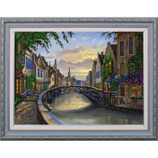 НИК-9761 Город. Схема для вышивки бисером ТМ Конек