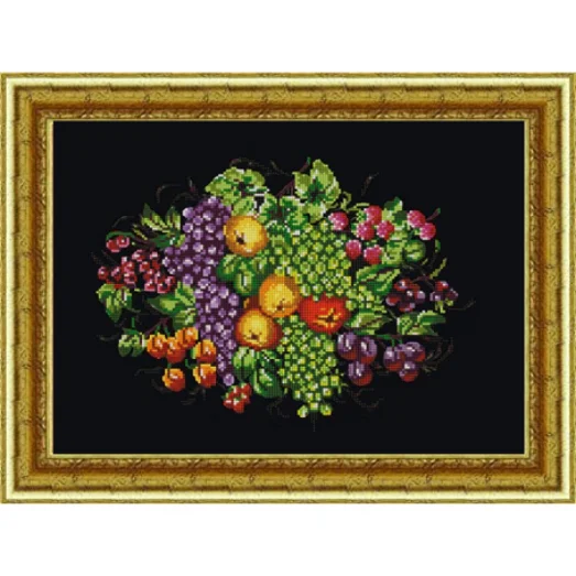 НИК-9762 Ягоды. Схема для вышивки бисером ТМ Конек