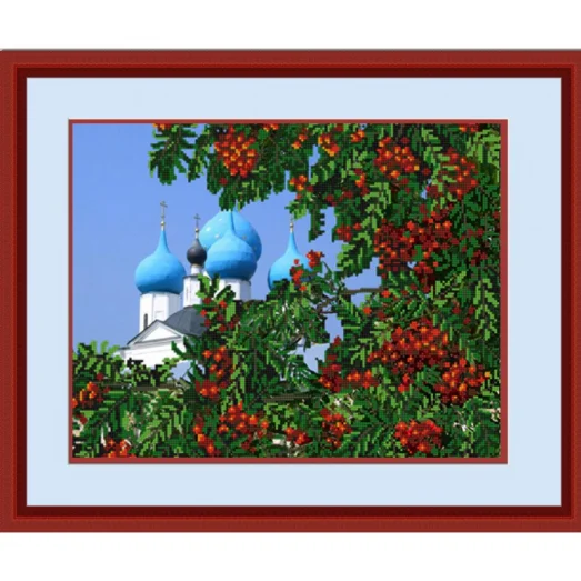 НИК-9800 Рябина. Схема для вышивки бисером ТМ Конек