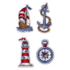 Р-275 Морское настроение. Магниты Набор для вышивки крестом МП Студия