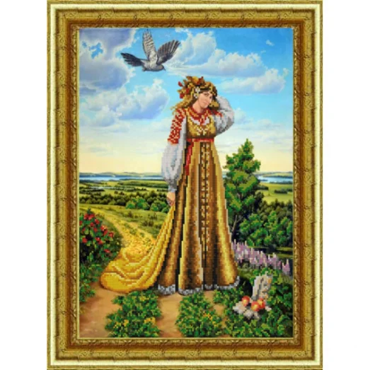 НИК-9832 Осенняя гармония. Схема для вышивки бисером ТМ Конек