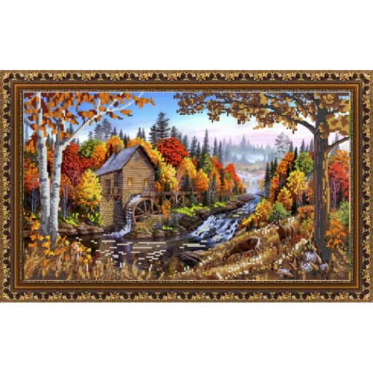 НИК-9837 Природа. Схема для вышивки бисером ТМ Конек