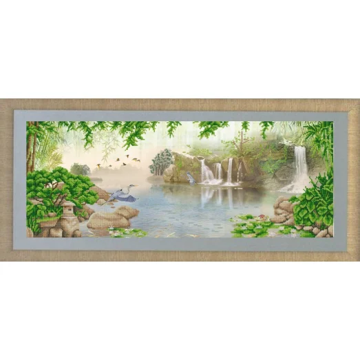 НИК-9883 Китайская. Схема для вышивки бисером ТМ Конек