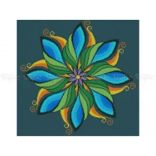 ЧВ-7049 Мандала Гармония. Схема для вышивки бисером. Бисерок