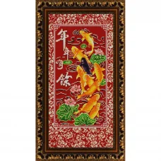 НИК-9909 9 рыбок богатства. Схема для вышивки бисером  ТМ Конек