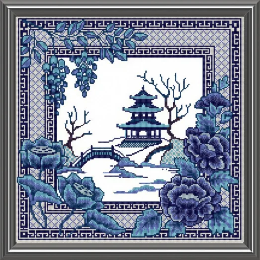 НИК-9910 Восточная страна. Схема для вышивки бисером ТМ Конек