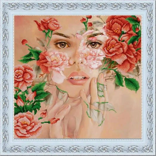 НИК-9925 Поэзия цветов. Схема для вышивки бисером ТМ Конек