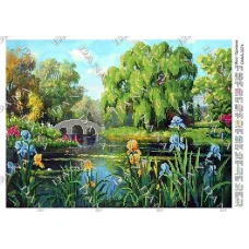 ДАНА-3374 Мост Оджакке. Схема для вышивки бисером