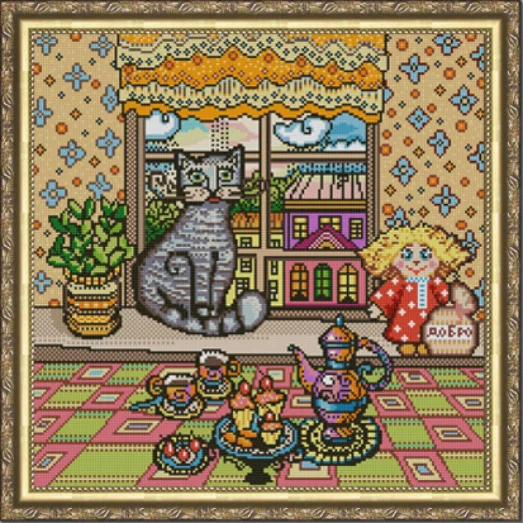 НИК-9971 Хранитель дома. Схема для вышивки бисером ТМ Конек