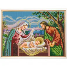 НИК-9979 Святое семейство. Схема для вышивки бисером ТМ Конек