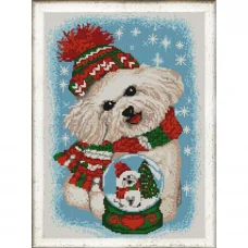 НИК-9987 Шарик. Схема для вышивки бисером ТМ Конек