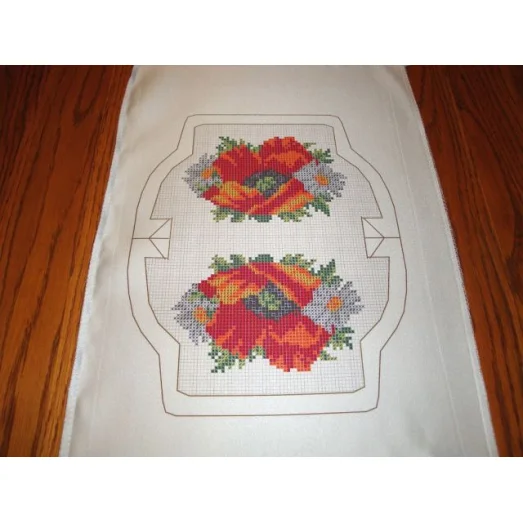 К-009 (белая) Заготовка для кошелька  для вышивки. Красуня