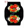 К-009 (черная) Заготовка для кошелька для вышивки. Красуня