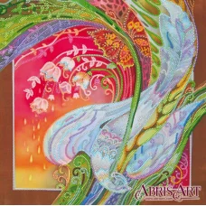 АС-303 Райская птица. Схема для вышивки бисером на холсте. АбрисАрт