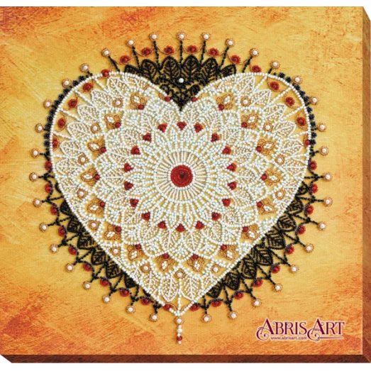 АВ-694 Кружевная вязь. Набор для вышивки бисером. Абрис Арт