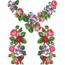 БЖд-022 (белая) Заготовка женской сорочки . Барвиста Вишиванка