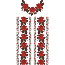 БЖд-043 (белая) Заготовка женской сорочки . Барвиста Вишиванка